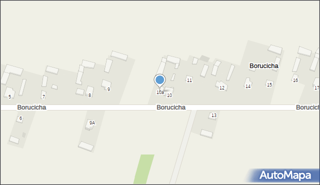 Borucicha, Borucicha, 10a, mapa Borucicha
