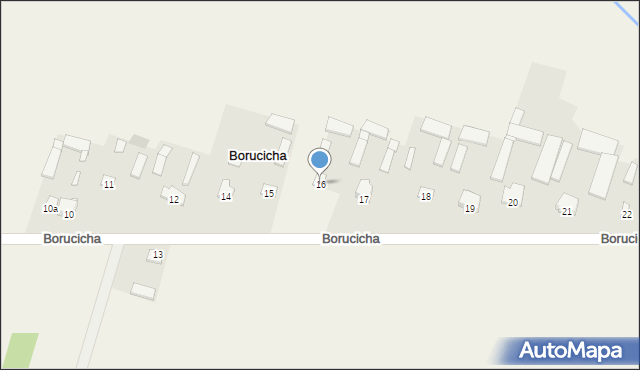 Borucicha, Borucicha, 16, mapa Borucicha