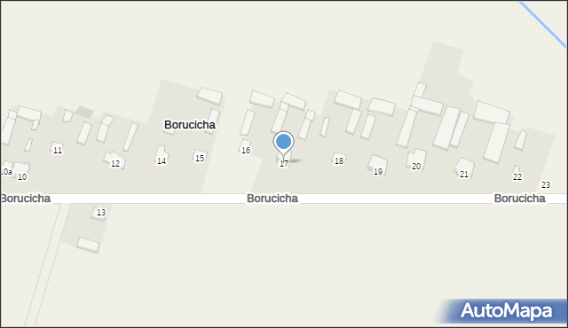 Borucicha, Borucicha, 17, mapa Borucicha