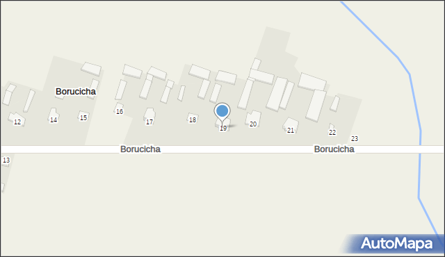 Borucicha, Borucicha, 19, mapa Borucicha