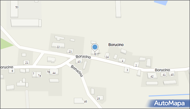 Borucino, Borucino, 6, mapa Borucino