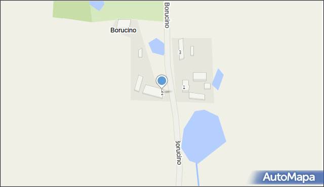 Borucino, Borucino, 2, mapa Borucino