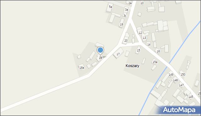 Boruszyn, Boruszyn, 18, mapa Boruszyn