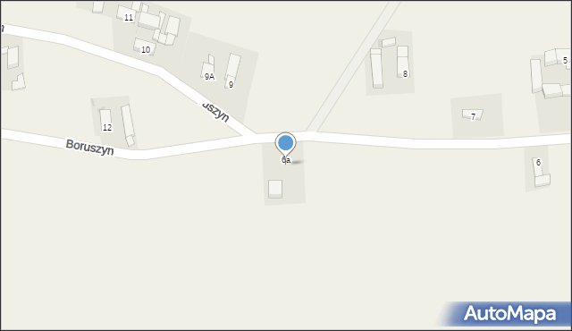 Boruszyn, Boruszyn, 4, mapa Boruszyn