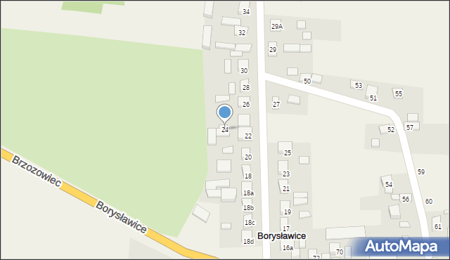 Borysławice, Borysławice, 24, mapa Borysławice