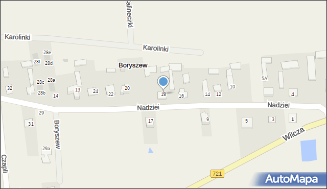 Boryszew, Boryszew, 10, mapa Boryszew