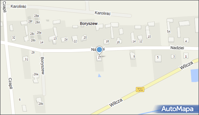 Boryszew, Boryszew, 10A, mapa Boryszew