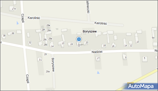 Boryszew, Boryszew, 11A, mapa Boryszew