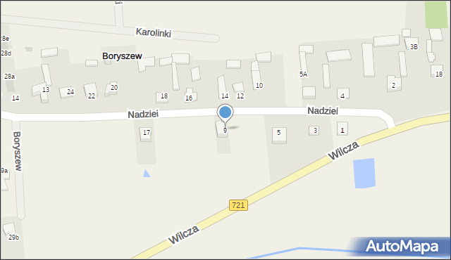 Boryszew, Boryszew, 8A, mapa Boryszew