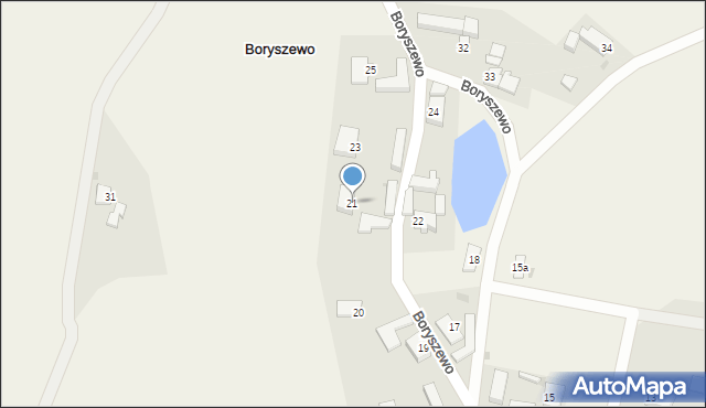 Boryszewo, Boryszewo, 21, mapa Boryszewo