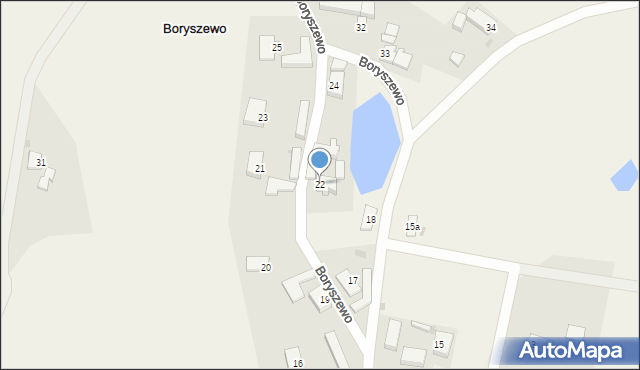 Boryszewo, Boryszewo, 22, mapa Boryszewo