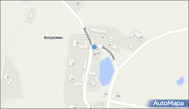 Boryszewo, Boryszewo, 24, mapa Boryszewo