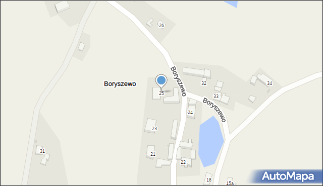 Boryszewo, Boryszewo, 25, mapa Boryszewo