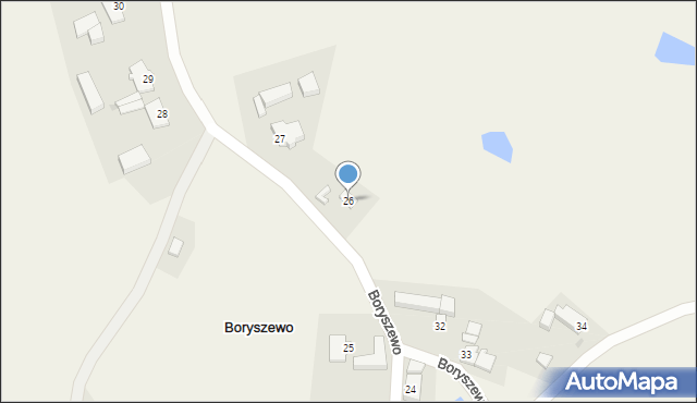 Boryszewo, Boryszewo, 26, mapa Boryszewo