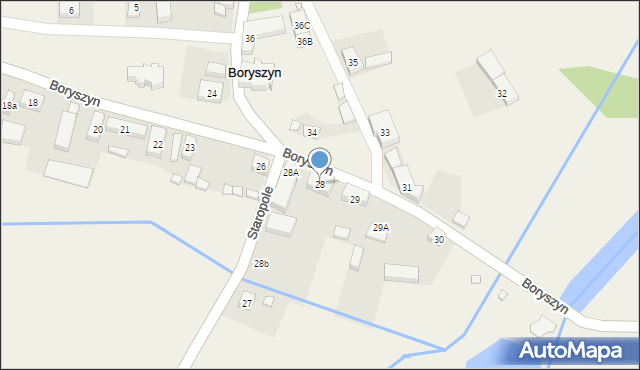 Boryszyn, Boryszyn, 28, mapa Boryszyn