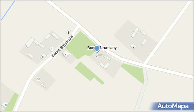 Borza-Strumiany, Borza-Strumiany, 2, mapa Borza-Strumiany