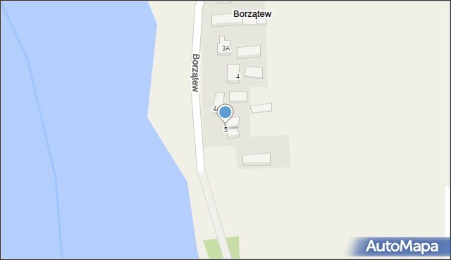 Borzątew, Borzątew, 5, mapa Borzątew