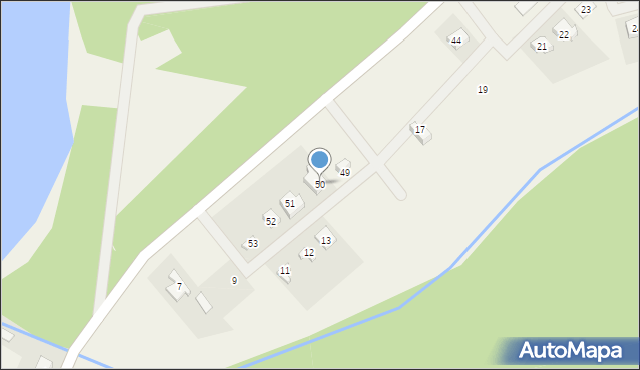 Borzątew, Borzątew, 50, mapa Borzątew