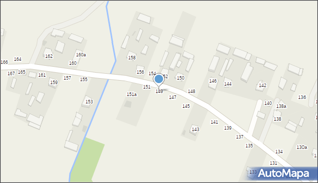 Borzechów-Kolonia, Borzechów-Kolonia, 149, mapa Borzechów-Kolonia