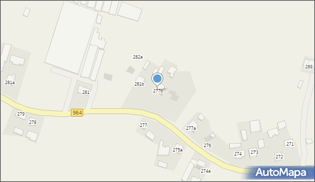 Borzęcin, Borzęcin, 277b, mapa Borzęcin