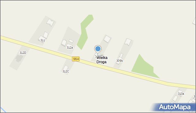 Borzęcin, Borzęcin, 310b, mapa Borzęcin