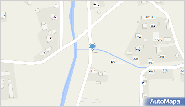 Borzęcin, Borzęcin, 699, mapa Borzęcin