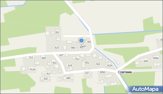 Borzęcin, Borzęcin, 925, mapa Borzęcin