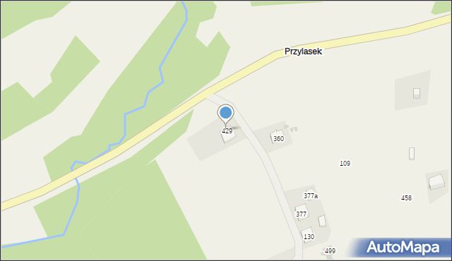 Borzęta, Borzęta, 429, mapa Borzęta