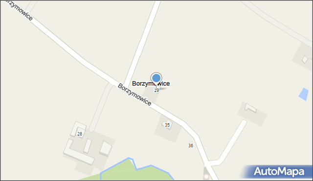 Borzymowice, Borzymowice, 19, mapa Borzymowice