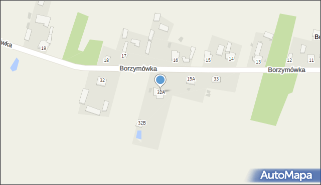 Borzymówka, Borzymówka, 32A, mapa Borzymówka