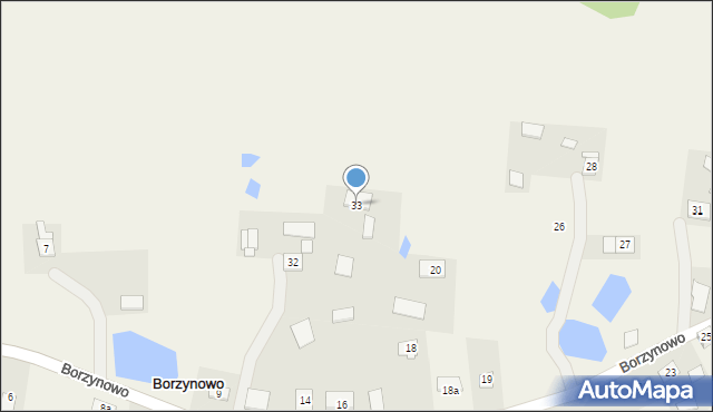 Borzynowo, Borzynowo, 33, mapa Borzynowo