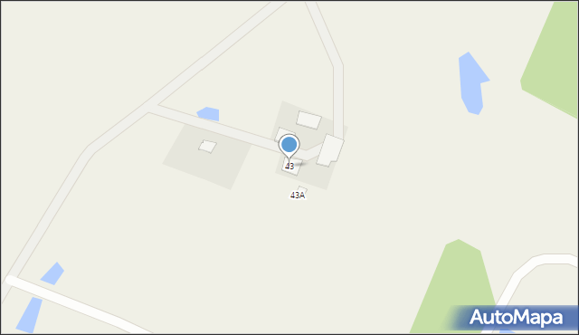 Borzynowo, Borzynowo, 43, mapa Borzynowo