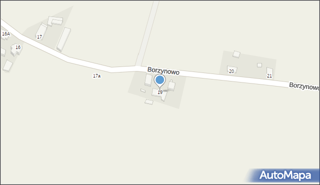 Borzynowo, Borzynowo, 19, mapa Borzynowo