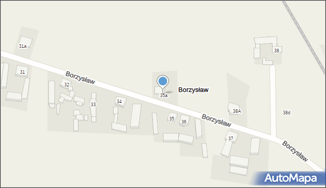 Borzysław, Borzysław, 35a, mapa Borzysław