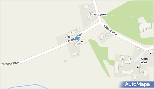 Boszczynek, Boszczynek, 3, mapa Boszczynek