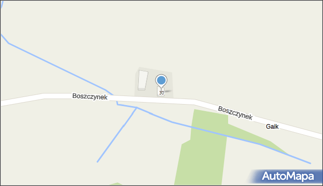 Boszczynek, Boszczynek, 30, mapa Boszczynek