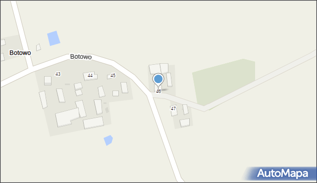 Botowo, Botowo, 46, mapa Botowo