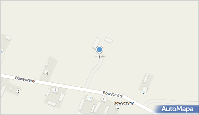 Bowyczyny, Bowyczyny, 8, mapa Bowyczyny