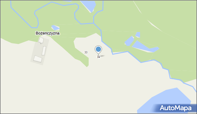 Bożenczyzna, Bożenczyzna, 34, mapa Bożenczyzna