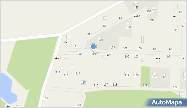 Bożepole Królewskie, Bożepole Królewskie, 109, mapa Bożepole Królewskie