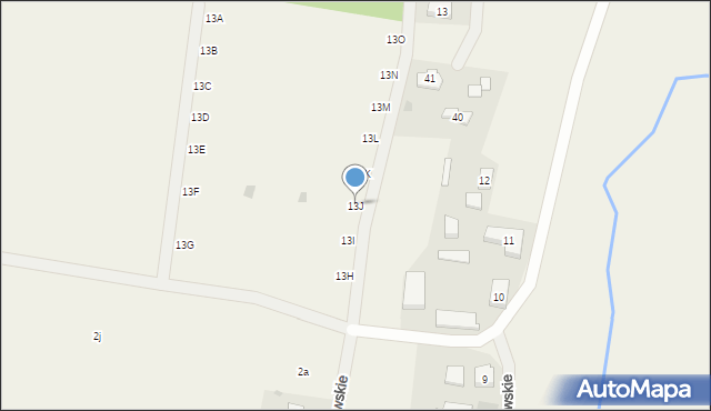 Bożepole Królewskie, Bożepole Królewskie, 13J, mapa Bożepole Królewskie