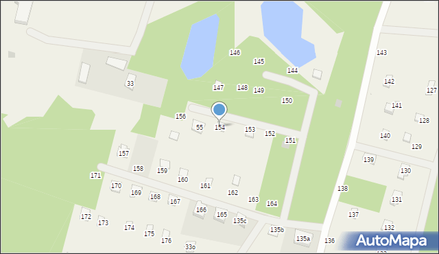 Bożepole Królewskie, Bożepole Królewskie, 154, mapa Bożepole Królewskie