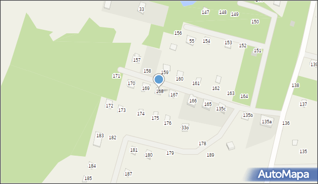 Bożepole Królewskie, Bożepole Królewskie, 168, mapa Bożepole Królewskie