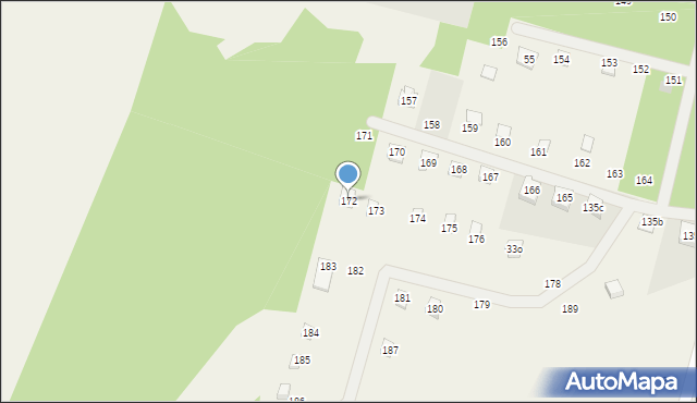 Bożepole Królewskie, Bożepole Królewskie, 172, mapa Bożepole Królewskie