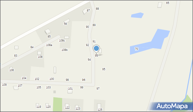 Bożepole Królewskie, Bożepole Królewskie, 93, mapa Bożepole Królewskie