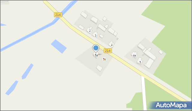 Bożepole Szlacheckie, Bożepole Szlacheckie, 5a, mapa Bożepole Szlacheckie