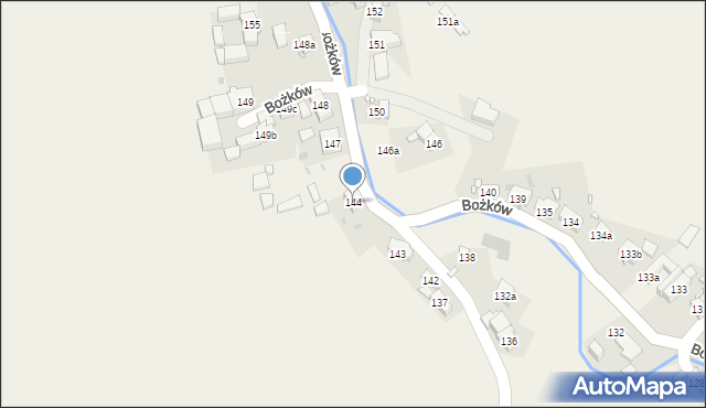 Bożków, Bożków, 144, mapa Bożków