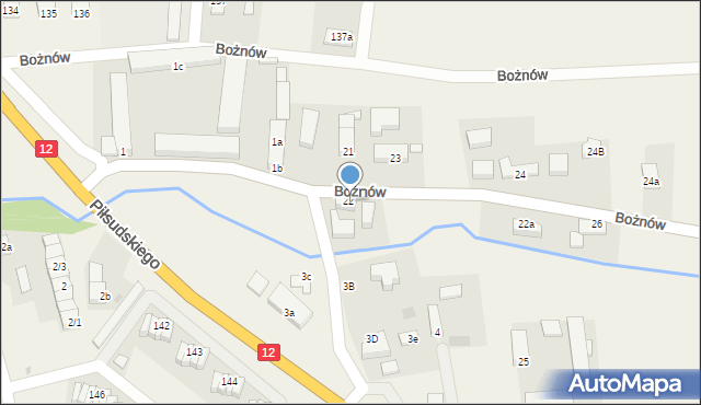 Bożnów, Bożnów, 22b, mapa Bożnów