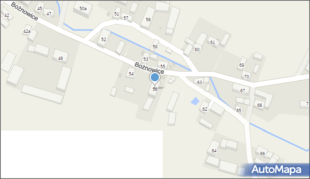 Bożnowice, Bożnowice, 56, mapa Bożnowice