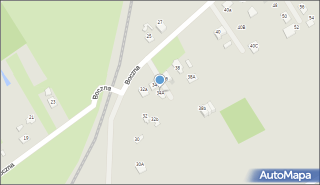 Brodnica, Boczna, 34A, mapa Brodnica